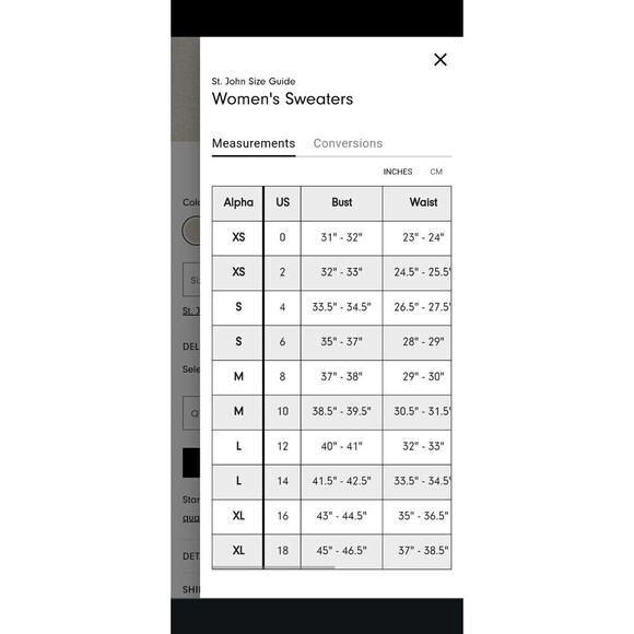 St John Collection Shell Black‎ Stones Wool Blend Size 6 - Picture 3 of 6